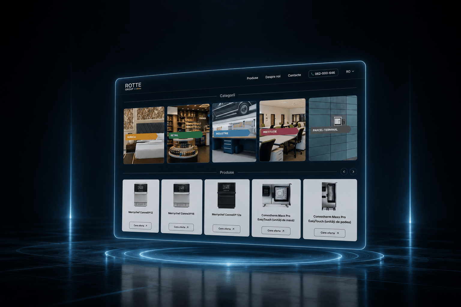 Creare website pentru ROTTE Group