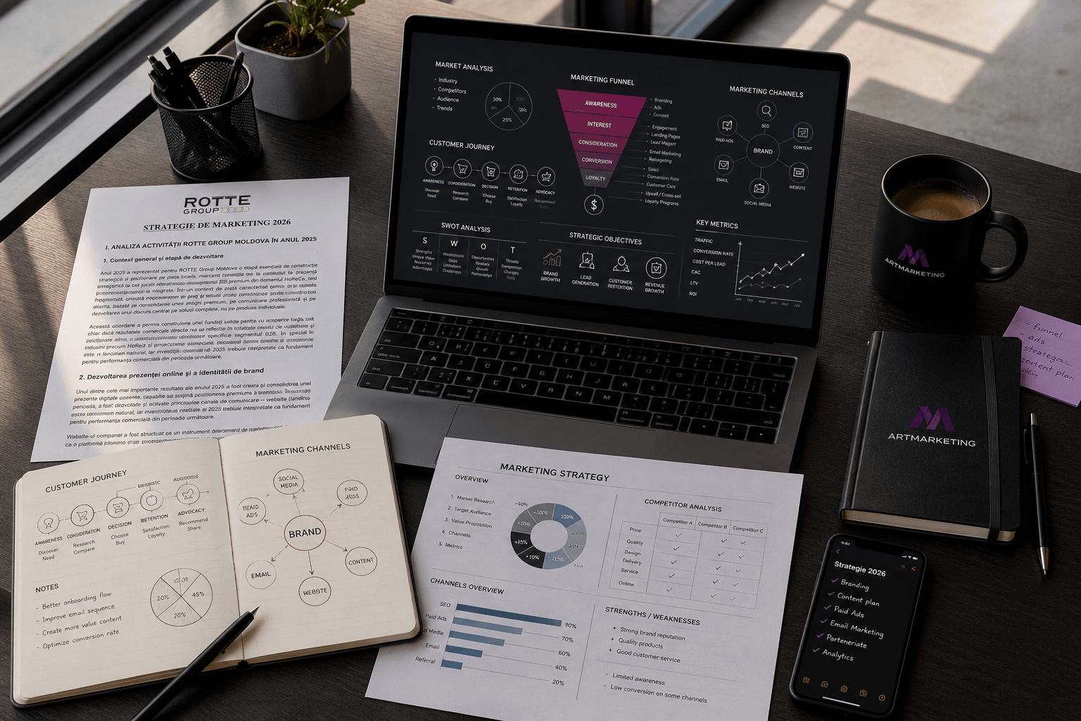 Consultanță strategică de marketing pentru companii