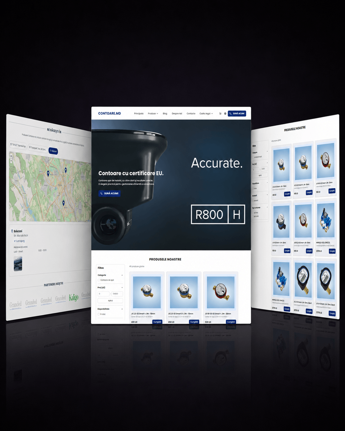 Website profesional pentru companii dezvoltat de Artmarketing